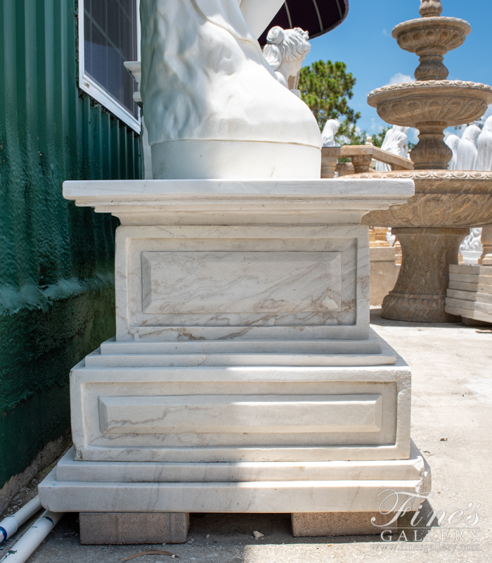 Marble Statues  - White Marble Female Statue - MS-107
